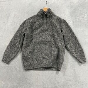 Blumarine Uomo 1/4 Zip Sweater Mens XL (fits like M) 100% Wool Made In Italy